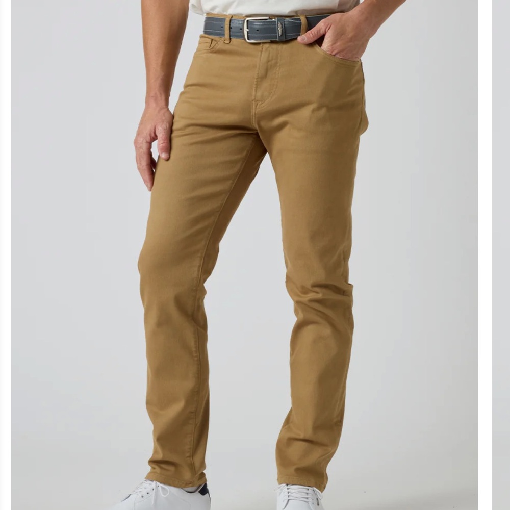 Straight Down Men's Henderson 5-Pocket Pant - Bronze 
34x32